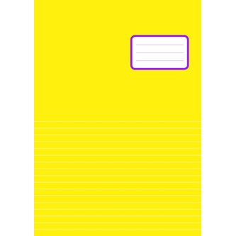 Skrivhäfte A4, ½ blank, ½ linjerad 8,5 mm, 10-pack