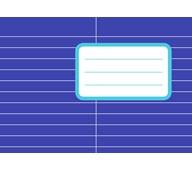 Gloshäfte A6 liggande linjerat 8,5 mm 20-pack