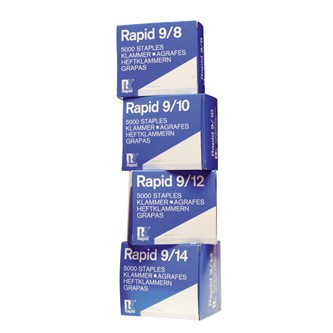 Häftklammer A9/8 10-50 ark, 5000 st