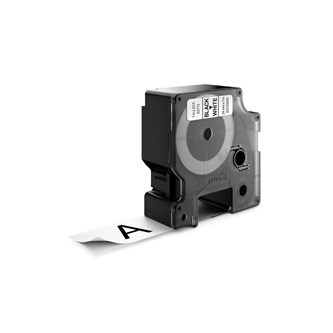 Märktejp Dymo 24 mm svart/vit
