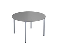 Bord 12:38 FSC BX akustiklaminat ø 120 cm silverstativ