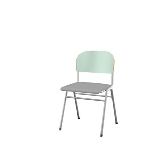 Stol Matte FSC sh 44 cm stor sits silverstativ