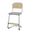 Stol Matte FSC sh 45 cm liten sits silverstativ