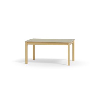 Bord Maria akustik optimal linoleum björk 120x80 cm