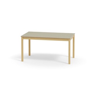 Bord Maria akustik linoleum björk 140x80 cm