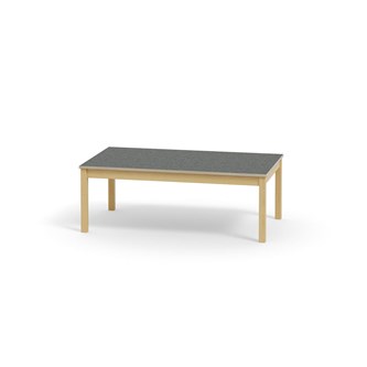 Bord Maria akustik linoleum björk 140x80 cm