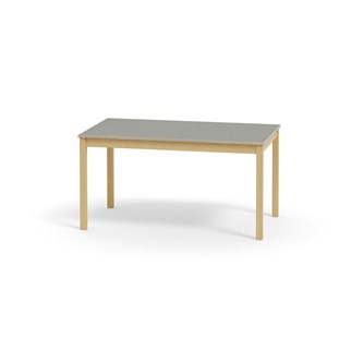 Bord Maria akustik linoleum björk 140x80 cm