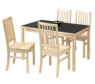 Bord Maria akustik linoleum bok 180x90 cm