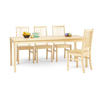 Bord Maria akustik optimal laminat bok 180x90 cm