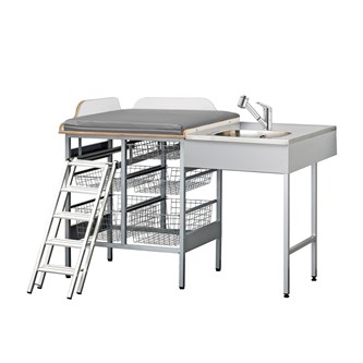 Skötbord Kajsa med tvättdel höger