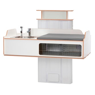 Skötbord Elise vägghängt tvättdel vänster