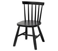 Låg barnpinnstol Basic svart sh 33 cm