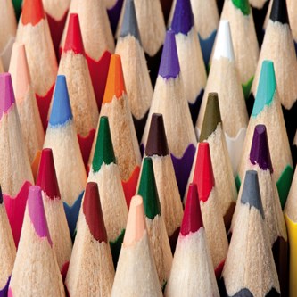 Väggabsorbent Pennspetsar 55x55 cm