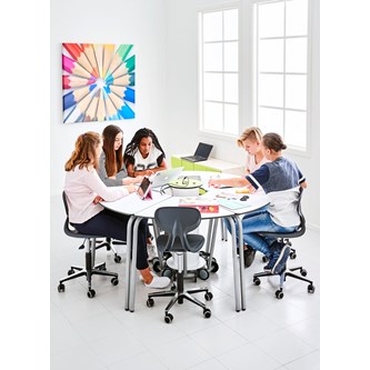 Väggabsorbent Pennor i cirkel 110x110 cm