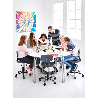 Väggabsorbent Pennor i cirkel 110x110 cm