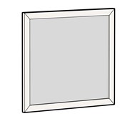 Fixa rygg med anslagstavla, 2:3