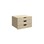 Fixa låda med handhål 2:1, 3 lådor, djup 45