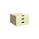 Fixa låda med handhål 2:1, 3 lådor, djup 57