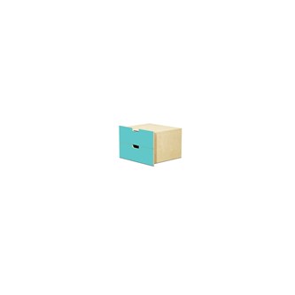 Fixa låda med handhål 2:1, 2 lådor, djup 45