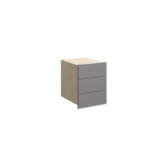 Fixa låda hel 1:1, 3 lådor, djup 35