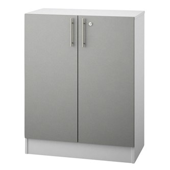 Skåp Ordna 101 vit med hela dörrar