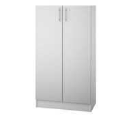 Skåp Ordna 145 vit med hela dörrar