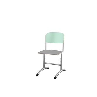 Stol Matte FSC ställbar stor sits silverstativ