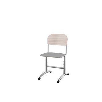 Stol Matte FSC ställbar stor sits silverstativ