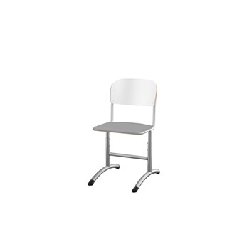 Stol Matte FSC ställbar stor sits silverstativ