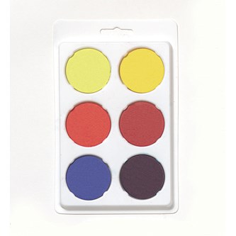 Färgblock Midi ø 42 mm varma & kalla, 10-pack