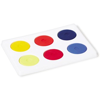 Färgblock Midi ø 42 mm varma & kalla, 10-pack