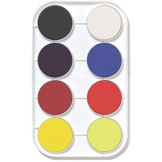 Färgblock ø 42 mm 8 st i palett, 10-pack