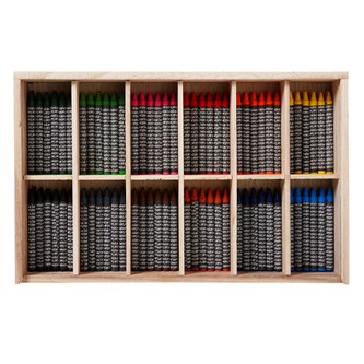 Lekolar vaxkritor 8 mm klassrumsset