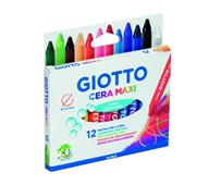 Giotto Cera Maxi Vaxkrita 12 färger