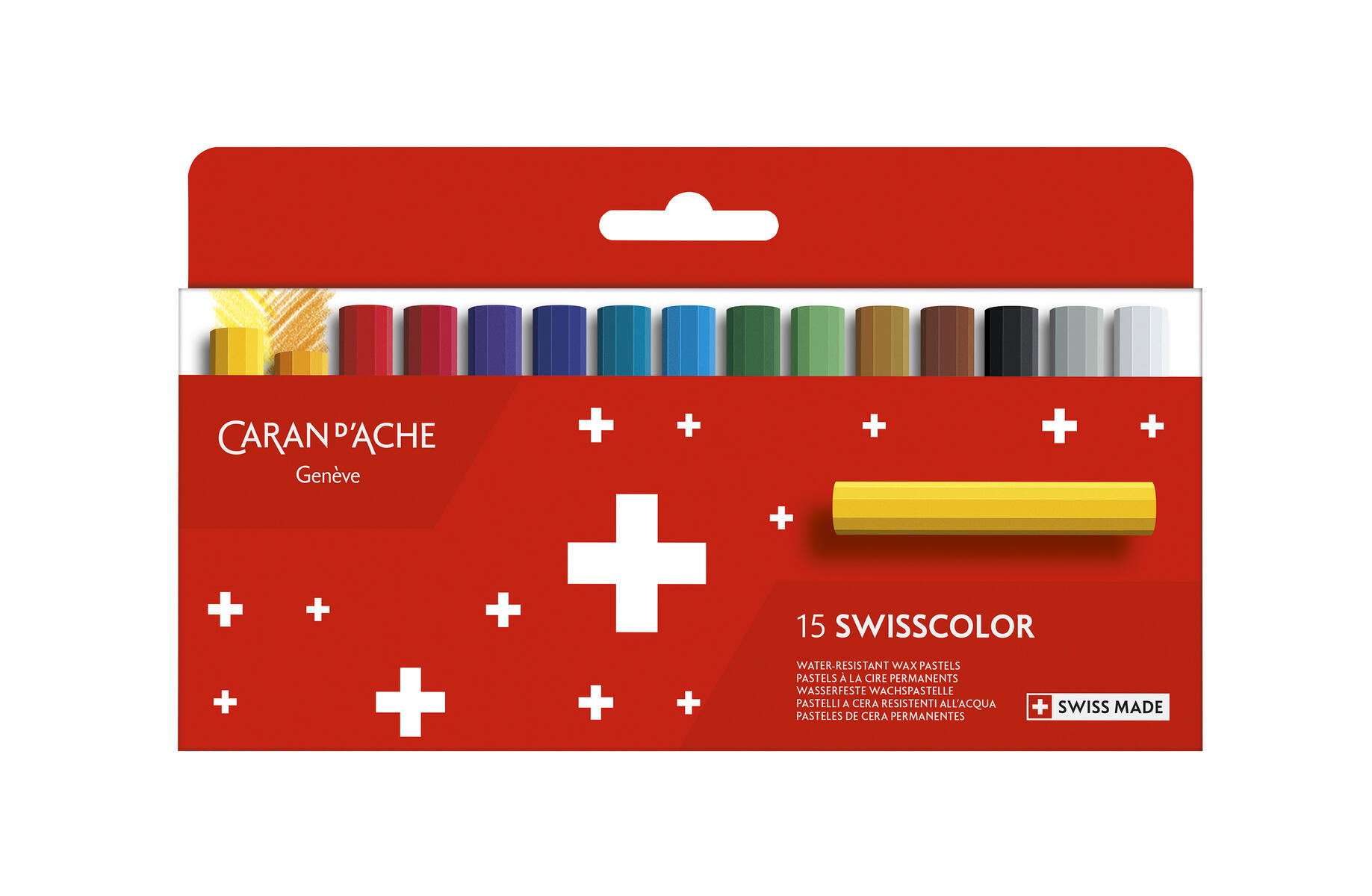 Crayons de couleur aquarellables Swisscolor