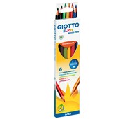 Färgpennor Giotto Elios, 6-pack