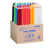 Lyra Super Ferby färgpenna i 96-pack i träställ