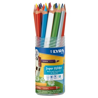 Färgpennor Lyra Super Ferby, 18-pack