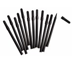 Fiberpennor Basic Fine 12-pack, svarta