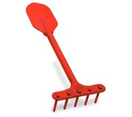 Odla luckringsverktyg, röd