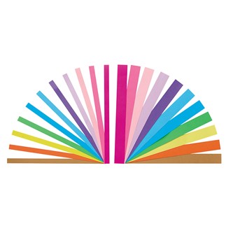 Strimlapapper vårfärger