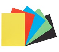 Dekorationskartong 50x70 cm, 6 färger