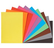 Dekorationskartong, A4/A3/A2, 10 färger