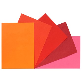 Dekorationskartong 50x70 cm, nyansfärger, 50 ark