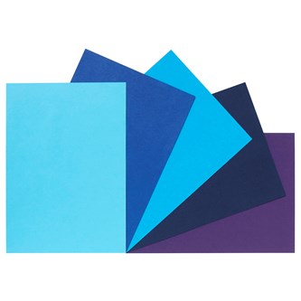 Dekorationskartong 50x70 cm, nyansfärger, 50 ark