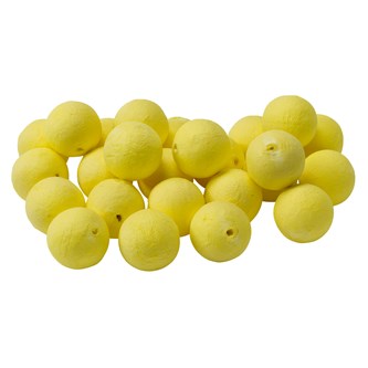 Vaddkulor gula 5 cm 25-pack