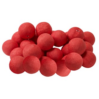 Vaddkulor röda 3 cm 50-pack