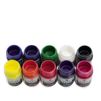 Glas- och porslinsfärg opak, 10-pack