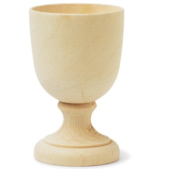 Äggkoppar av trä, 20-pack