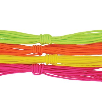 Tunn Paracordrem neonfärger 4-pack